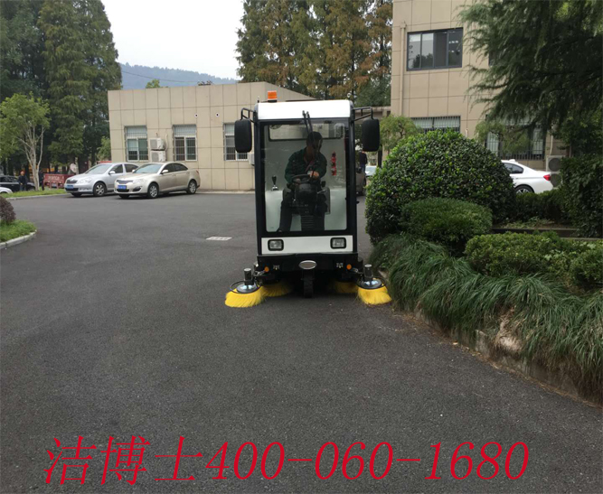 潔博士電動(dòng)掃地車(chē)客戶(hù)案例——杭州武林機器有限公司