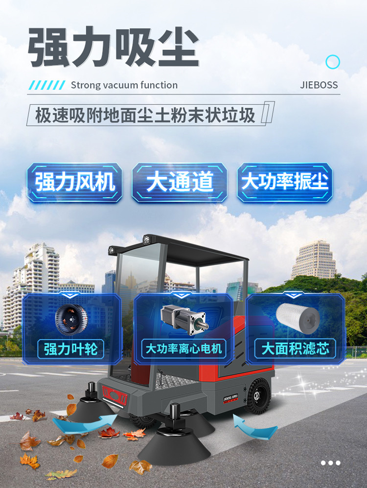 半封閉電動(dòng)掃地車(chē)1950